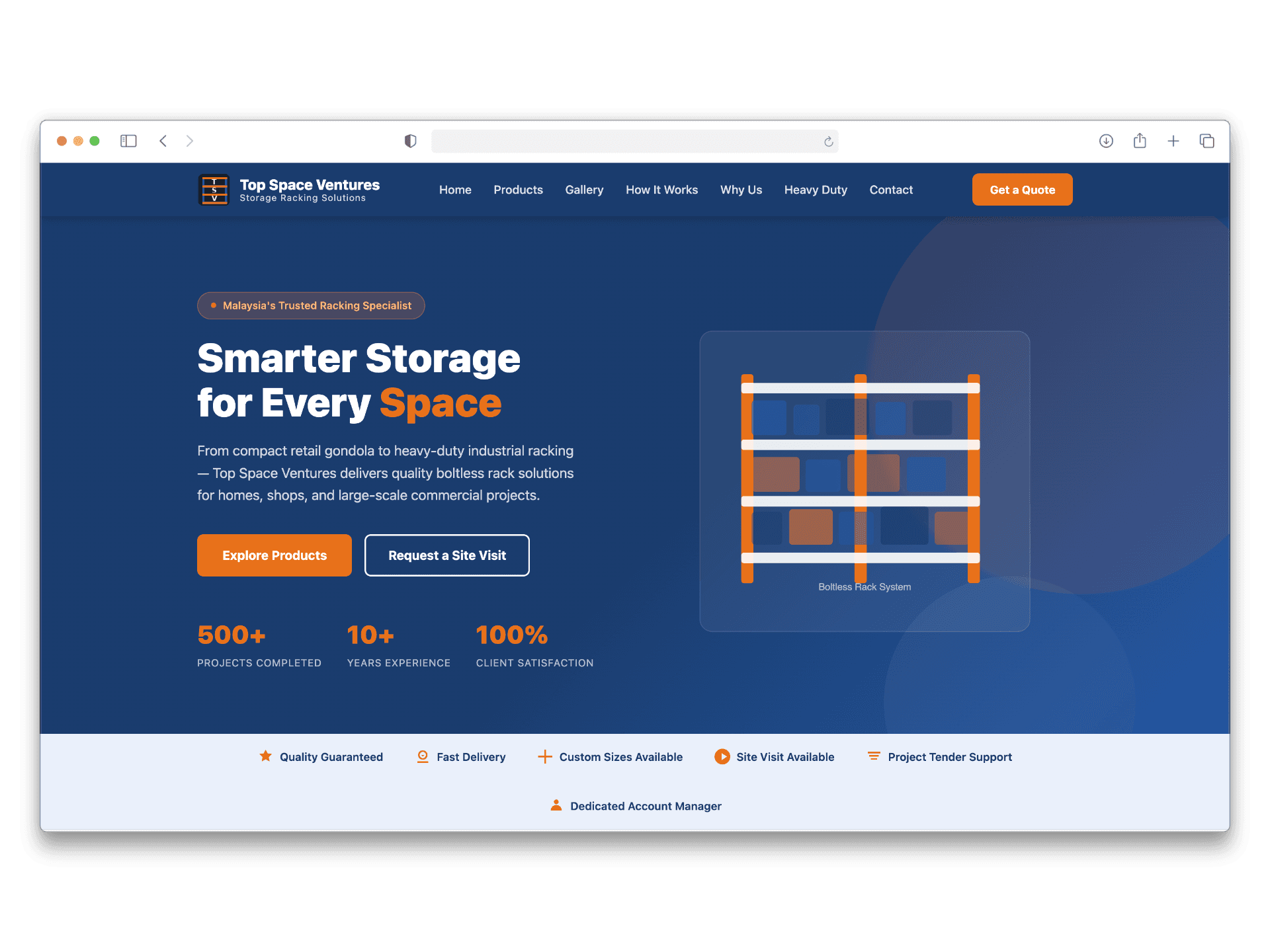TopSpace Limited website screenshot